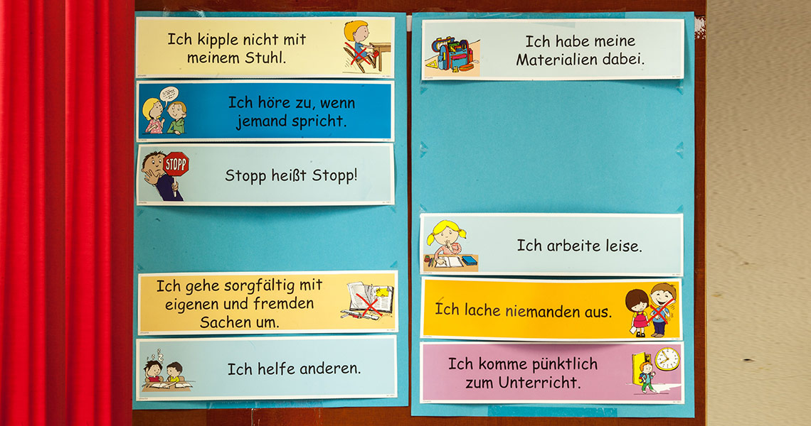 Schulhausregeln