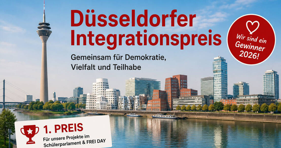 Düsseldorfer Integrationspreis 2026 gewonnen!